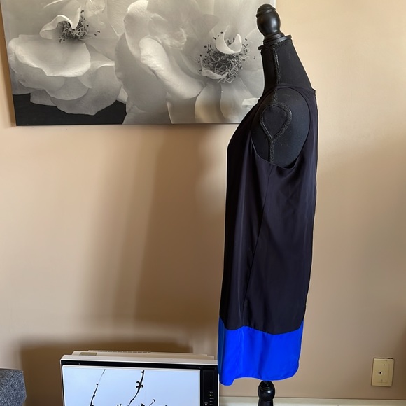 Blue on blue Sack dress - Picture 2 of 9